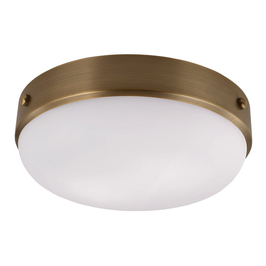 Feiss FE-CADENCE-F-DAB Cadence 2 Light Flush Mount - Dark Antique Brass