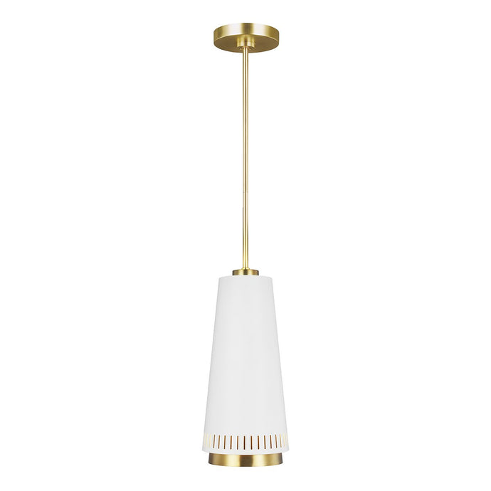 Feiss FE-CARTER-P-A-MW Carter 1 Light Pendant - Style A - Matte White