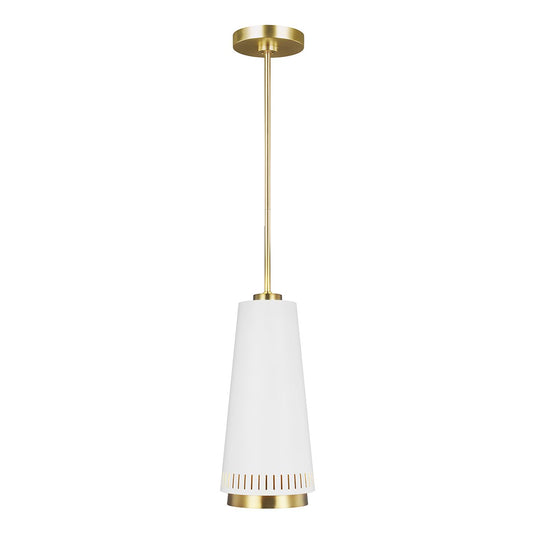 Feiss FE-CARTER-P-A-MW Carter 1 Light Pendant - Style A - Matte White