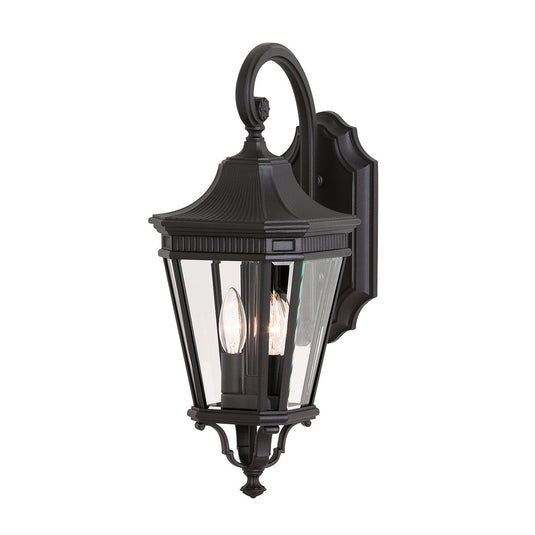 Feiss FE-COTSLN2-M-BK Cotswold Lane 2 Light Medium Wall Lantern - Black