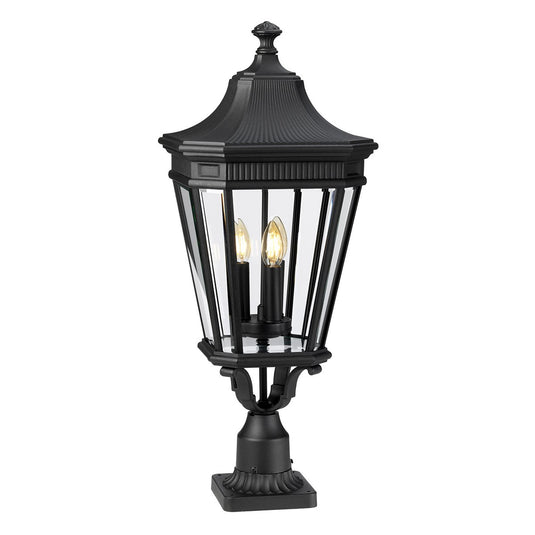 Feiss FE-COTSLN3-L-BK Cotswold Lane 3 Light Large Pedestal - Black