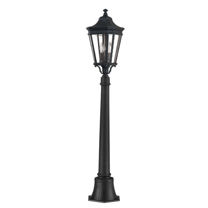 Feiss FE-COTSLN4-M-BK Cotswold Lane 2 Light Medium Pillar - Black