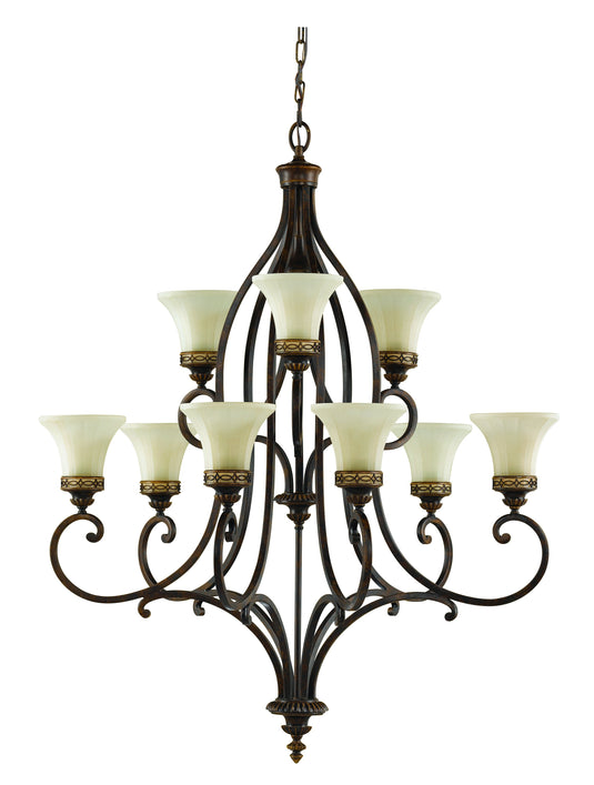 Feiss FE-DRAWING-ROOM9 Drawing Room 9 Light Chandelier