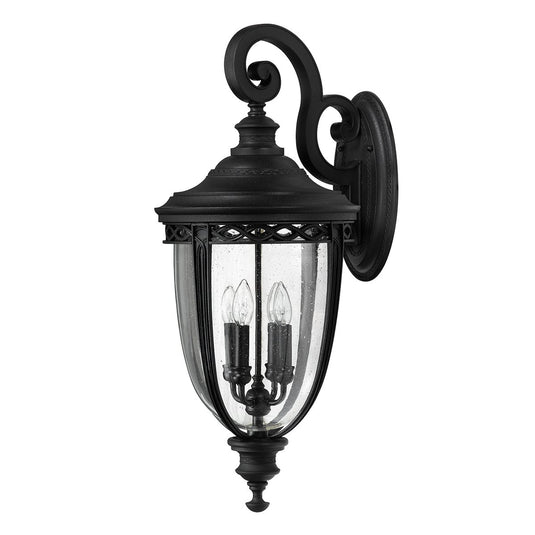 Feiss FE-EB2-XL-BLK English Bridle 4 Light X Large Wall Lantern - Black