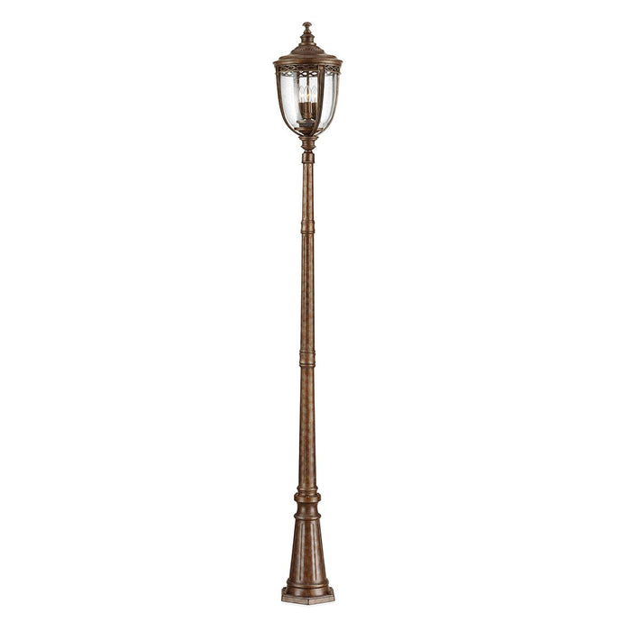 Feiss FE-EB5-L-BRB English Bridle 3 Light Large Lamp Post - British Bronze