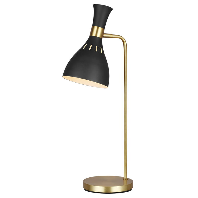 Feiss FE-JOAN-TL-MB Joan 1 Light Table Lamp - Midnight Black