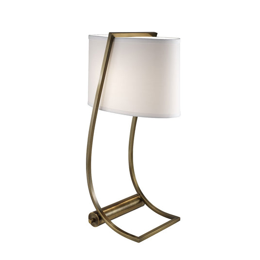 Feiss FE-LEX-TL-BB Lex 1 Light Table Lamp - Bali Brass