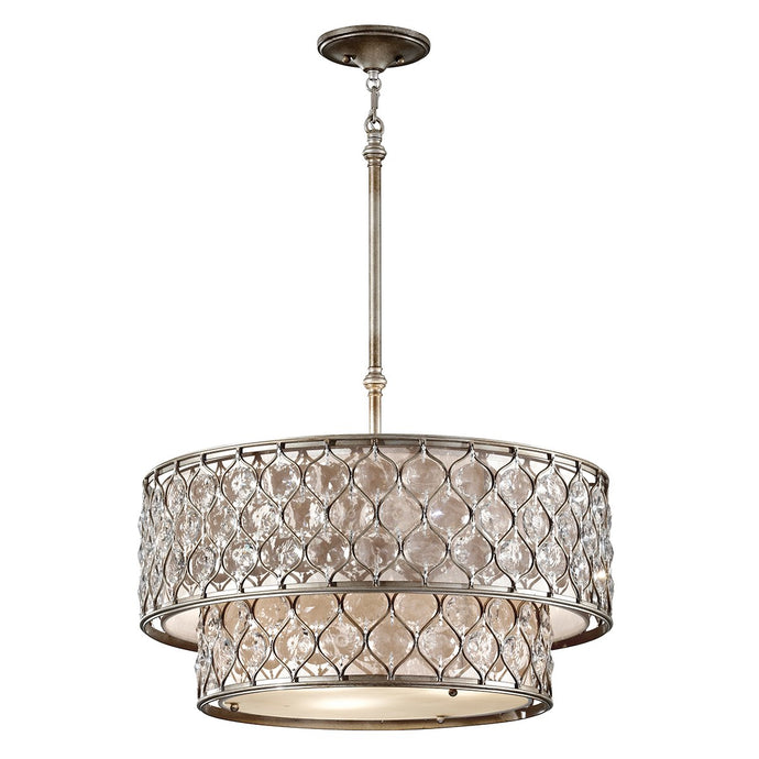 Feiss FE-LUCIA-P-E-2TR Lucia 6 Light Chandelier