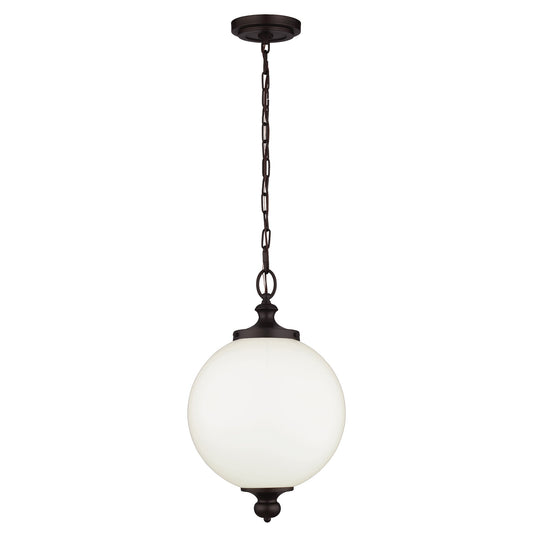 Feiss FE-PARKMAN-PL-OB Parkman 1 Light Large Pendant - Oil Rubbed Bronze