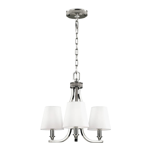 Feiss FE-PAVE3 Pave 3 Light Chandelier