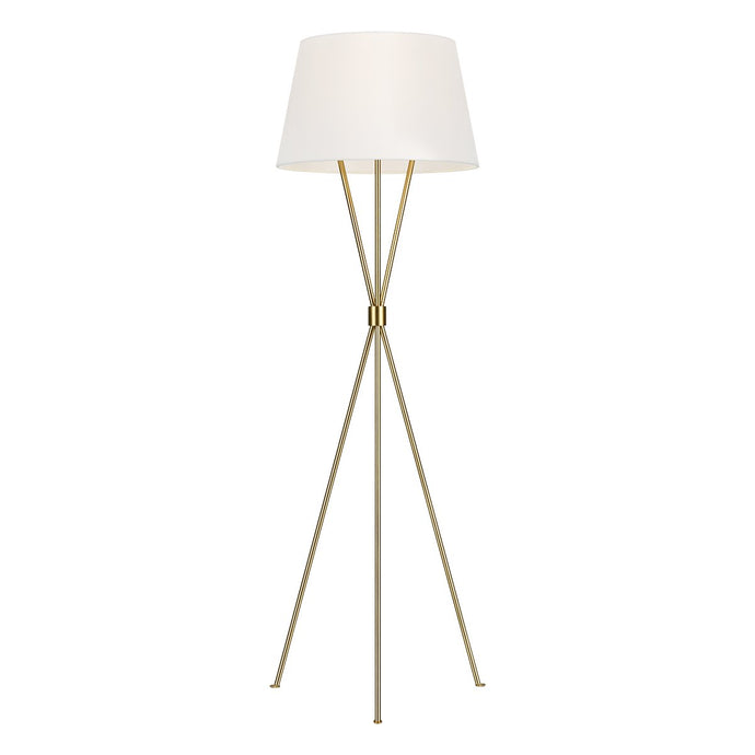 Feiss FE-PENNY-FL-BB Penny 1 Light Floor Lamp - Burnished Brass