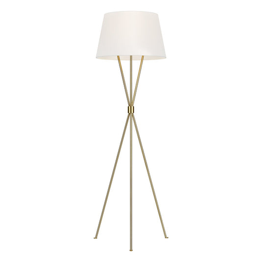 Feiss FE-PENNY-FL-BB Penny 1 Light Floor Lamp - Burnished Brass