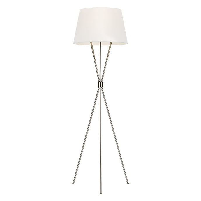 Feiss FE-PENNY-FL-PN Penny 1 Light Floor Lamp - Polished Nickel