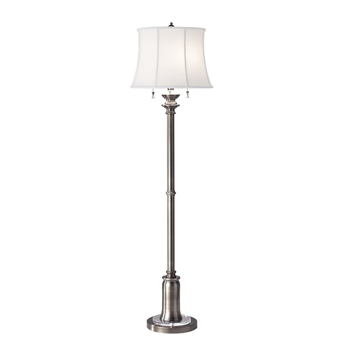 Feiss FE-STATEROOM-FL-AN Stateroom 2 Light Floor Lamp - Antique Nickel