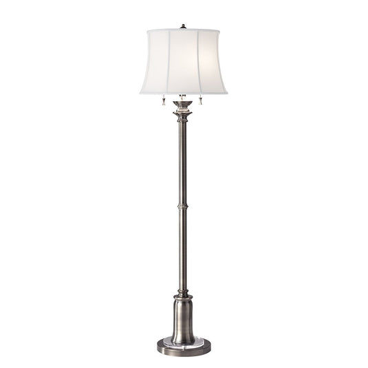 Feiss FE-STATEROOM-FL-AN Stateroom 2 Light Floor Lamp - Antique Nickel
