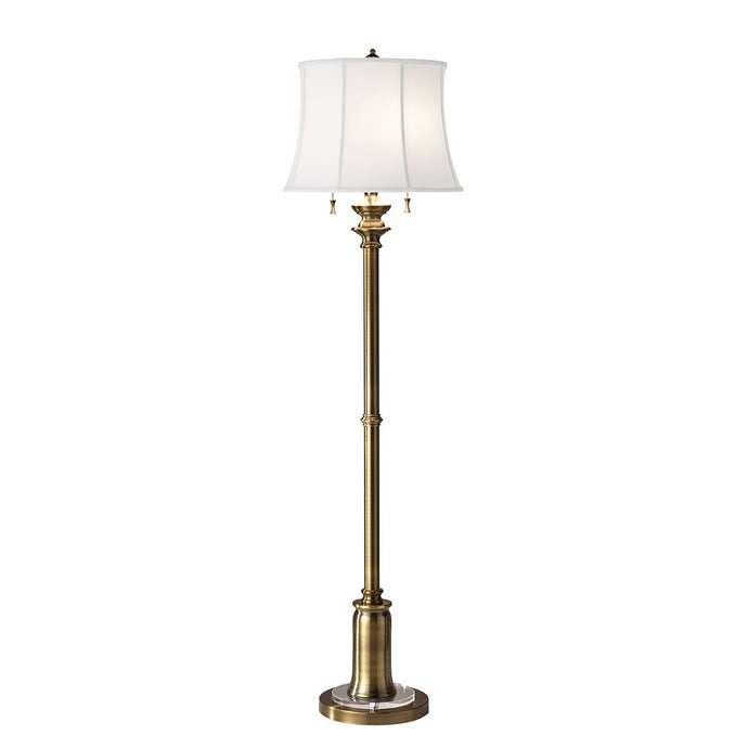 Feiss FE-STATEROOM-FL-BB Stateroom 2 Light Floor Lamp - Bali Brass