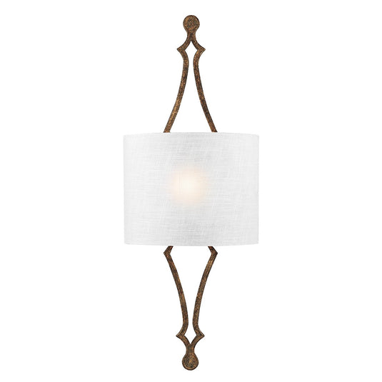 Feiss FE-TILLING1-DSGL Tilling 1 Light Wall Light - Distressed Gold Leaf