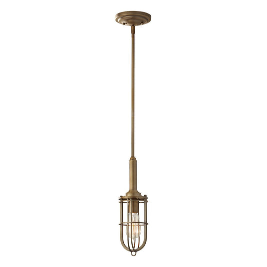 Feiss FE-URBANRWL-P-J Urban Renewal 1 Light Mini Pendant - Dark Antique Brass