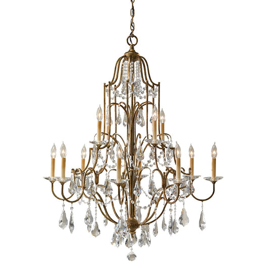 Feiss FE-VALENTINA12 Valentina 12 Light Mu Lighti-Tier Chandelier