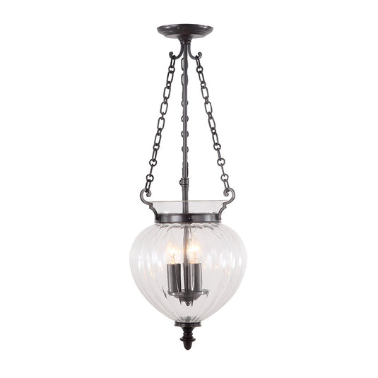 Elstead Lighting FP-P-M-OLD-BRZ Finsbury Park 3 Light Medium Pendant - Old Bronze