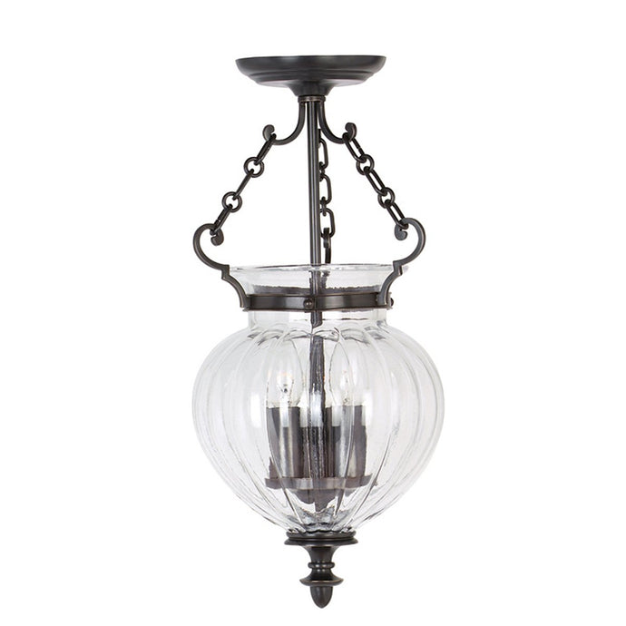 Elstead Lighting FP-P-S-OLD-BRZ Finsbury Park 3 Light small Pendant - Old Bronze
