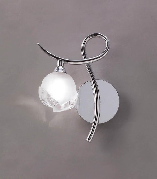 Mantra M0818/L/S Fragma Wall Lamp Left Switched 1 Light G9, Polished Chrome