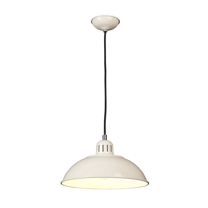 Elstead Lighting  FRANKLIN-P-CR Franklin 1 Light Pendant - Cream