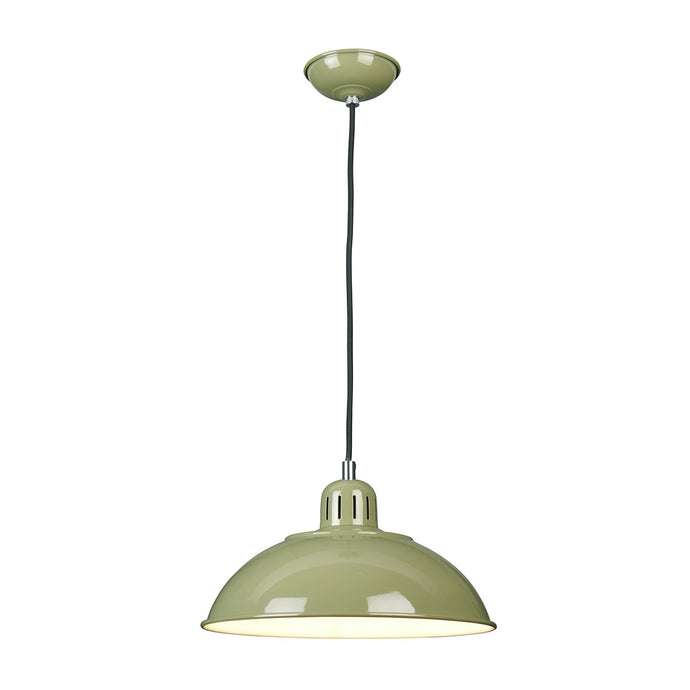 Elstead Lighting  FRANKLIN-P-GRN Franklin 1 Light Pendant - Green