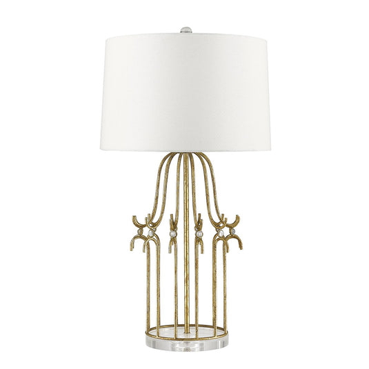 Gilded Nola GN-STELLA-TL-GD Stella 1 Light Table Lamp - Distressed Gold