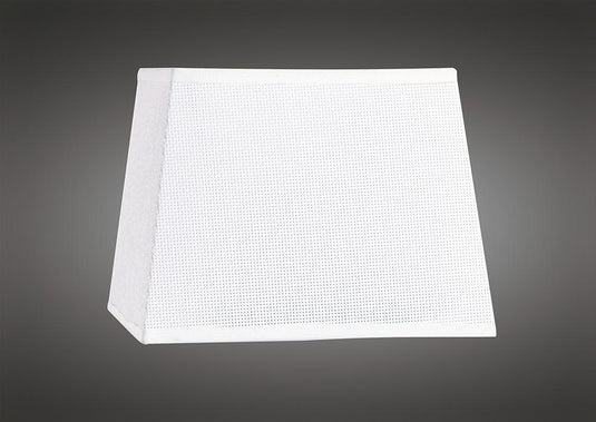 Mantra M5239 Habana White Square Shade 160/200 x 152mm, Suitable for Wall Lamps
