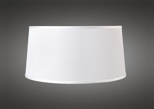 Mantra M5302 Habana White Round Shade 410/450mm x 215mm, Suitable for Pendant Lights