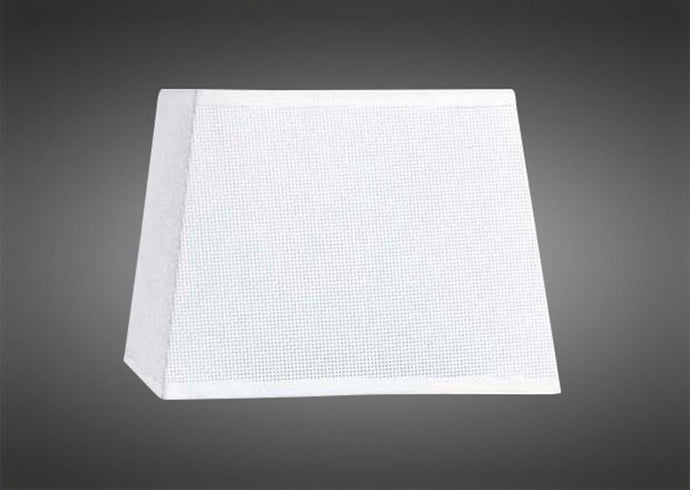Mantra M5314 Habana White Square Shade 355/355x250mm, Suitable for Floor Lamps