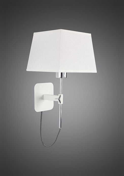 Mantra M5325 Habana Black Square Shade 240mm, Suitable for Table Lamps