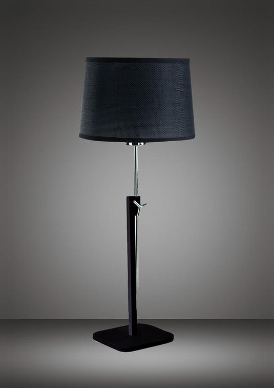 Mantra M5321 Habana Table Lamp Telescopic Without Shade 1 Light E27 Black/Polished Chrome