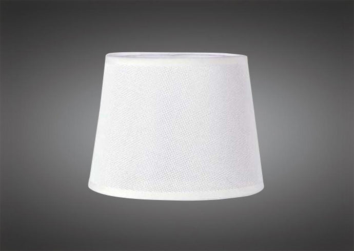 Mantra M5322 Habana White Round Shade 210/240mm x 165mm, Suitable for Table Lamps