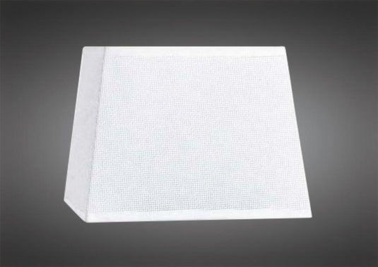 Mantra M5324 Habana White Square Shade 240/240x 165mm, Suitable for Table Lamps