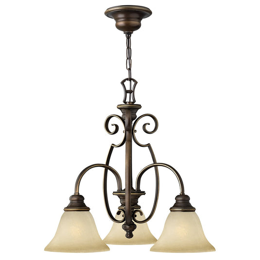 Hinkley HK-CELLO3 Cello 3 Light Chandelier