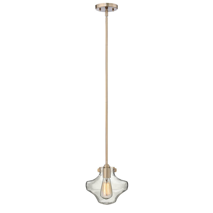 Hinkley HK-CONGRESS-P-B-BC Congress 1 Light Clear Glass Pendant  - Brushed Caramel