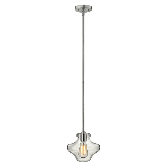 Hinkley HK-CONGRESS-P-B-CM Congress 1 Light Clear Glass Pendant - Chrome