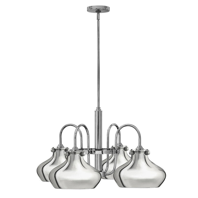 Hinkley HK-CONGRESS4-C-CM Congress 4 Light Chandelier - Chrome