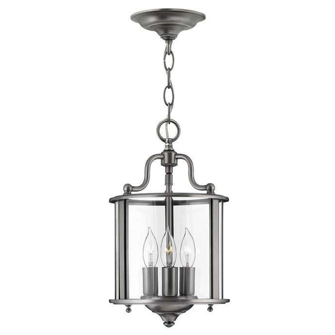 Hinkley HK-GENTRY-P-S-PW Gentry 3 Light Small Pendant - Pewter