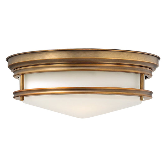 Hinkley HK-HADLEY-F-BR Hadley 3 Light Flush - Brushed Bronze