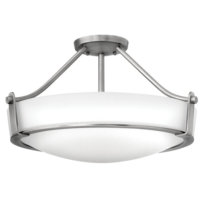 Hinkley HK-HATHAWAY-SFMN Hathaway 3 Light Medium Semi-flush - Antique Nickel