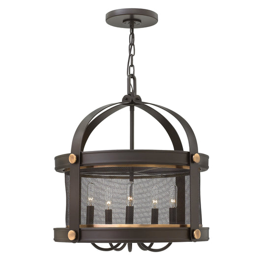 Hinkley HK-HOLDEN5-KZ Holden 5 Light Chandelier - Buckeye Bronze