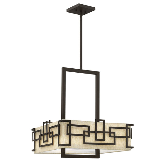 Hinkley HK-LANZA-P-L Lanza 3 Light Pendant - Oil Rubbed Bronze