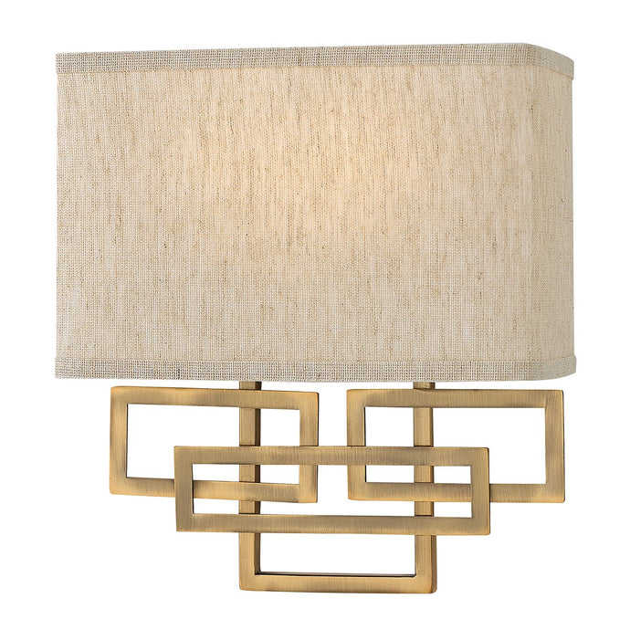 Hinkley HK-LANZA2-BR Lanza 2 Light Wall Light - Brushed Bronze