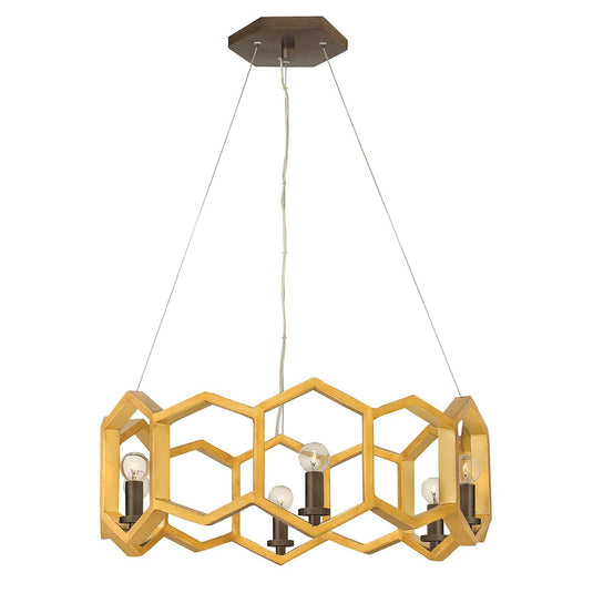 Hinkley HK-MOXIE6-P-SSG Moxie 6 Light Pendant