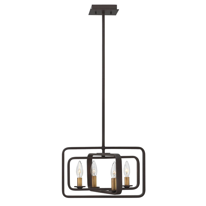 Hinkley HK-QUENTIN-4P-A Quentin 4 Light Pendant Chandelier