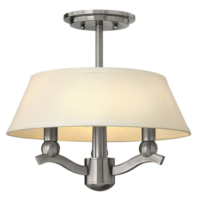 Hinkley HK-WHITNEY-P Whitney 3 Light Duo-Mount Pendant/Semi-Flush