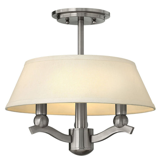 Hinkley HK-WHITNEY-P Whitney 3 Light Duo-Mount Pendant/Semi-Flush